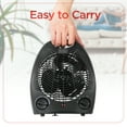 thumbnail image 6 of BLACK+DECKER 1,500-Watt-Max Personal Desktop Heater with Fan Setting (Black), BHD101B, 6 of 7