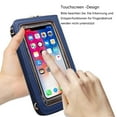 thumbnail image 4 of Funda para móvil para colgar, cartera, protección RFID, cartera para móvil, bolso de hombro, funda para móvil pequeña con pantalla táctil y cartera, bolso bandolera para, 4 of 5