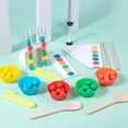 thumbnail image 1 of Montessori Set Clip Beads Juguetes Juego de mesa para perfke Tubo de ensayo de perlas de clip, 1 of 8