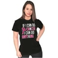 thumbnail image 3 of BCA Cancer Survivor I Can Do Anything Womens Slim Fit Graphic Tee Brisco Brands S, 3 of 5