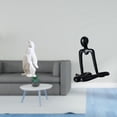 thumbnail image 2 of Escultura de pingüino,Escultura de pingüino,decoración nórdica para el hogar,Adorno de mesa con estatua de animal,artesanía,decoración para dormitorio,Figura de escritorio,Escultura, 2 of 8