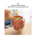 thumbnail image 3 of Haofy Portable Leakproof Fruit Draining Cup Quick  Keeping, Refrigerator Friendly Storage for  Salad, 3 of 8