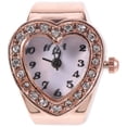 thumbnail image 1 of ColoMX Reloj de anillo de las mujeres con los anillos de los dedos del extraño del reloj del reloj del corazón del reloj del corazón, 1 of 7