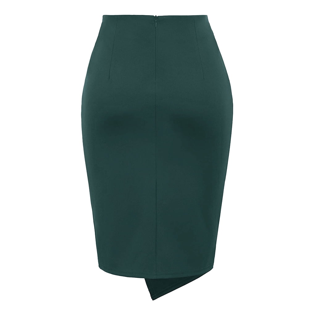 【foufou】high waist wrap skirt Xingzhi Premium High Waist Wrap Front Pencil Skirts For All
