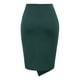 thumbnail image 5 of Minnieouse Faldas de tubo delanteras envolventes de cintura alta, clásicas y elegantes para mujeres sexys, faldas sólidas de mujer sexy Prendas para la parte inferior del cuerpo caqui XL, 5 of 6