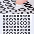 thumbnail image 3 of Points 10 Sheets 3D Scanning Marker Dots Diffuse Reflection Reference Points Optical Tracking Locating Stickers 3mm ID 6mm OD, 3 of 7