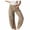 Khaki, variant on Women's Wide Leg Jeans Casual High Waisted Straight Stretch Denim Pants with Pockets Y2K Womens Carpenter Jeans Denim Cargo Pants Light Blue M