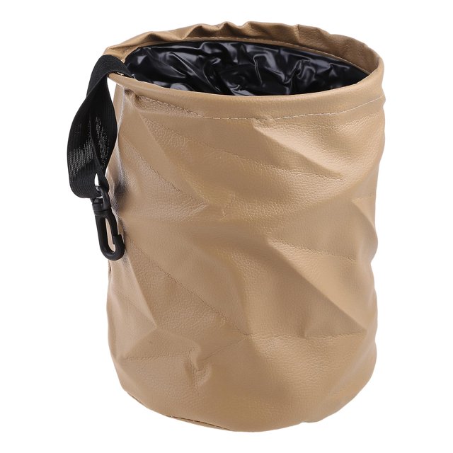 Silver Botes de basura impermeables para coche, cesta plegable de compresión, Mini contenedores de almacenamiento colgantes
