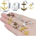 thumbnail image 3 of 60pcs Vintage Anchor Sign Charms Tibetan Alloy Nautical Anchor Pendants Ship Wheel Sign Dangle Charms for DIY Necklace Bracelet Jewelry Making Crafting, 3 Colors, 3 of 7