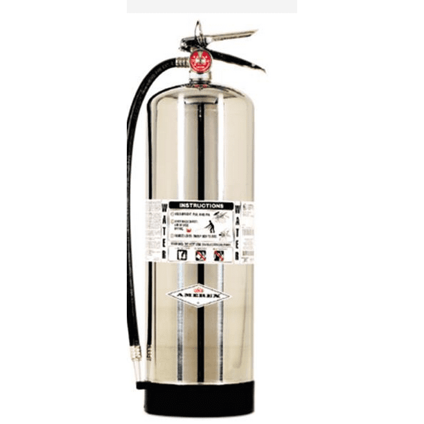 Amerex 2.5 GAL. Water Fire Extinguisher With (SCHRADER) Valve