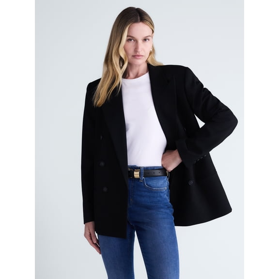 Scoop Women's Double Breasted Blazer, Sizes XS-XXL
