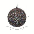 thumbnail image 2 of Vickerman 6" Multi-color Durian Sequin Glitter Ball Christmas Ornament, 4 pieces per bag, 2 of 4