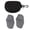 Grey, variant on Riousery 2-Piece Fingerless Gym Grips Breathable Ergonomic Antislip Silicone Weight Lifting Grips for Workout Exercise and Fitness Training with Storage Box, Black