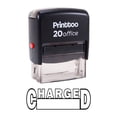 thumbnail image 1 of Printtoo CHARGED Self Inking Rubber Stamp Office Stationary Custom Stamp-Black, 1 of 1