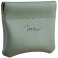 thumbnail image 1 of Monedero Travelambo Leather Squeeze con soporte para monedas, color verde, 1 of 5