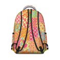 thumbnail image 3 of Pioneer Flower Floral Print Pattern Backpack for School, Cute School Bag with Adjustable Shoulder Straps and Padded Back, 15.3"x11"x7.1", 3 of 5