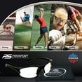 thumbnail image 6 of proSPORT Bifocal Reader Sunglasses for Men & Women | Semi Rimless ANSI Z87 Safety Rated Protective Sunglasses| Black Frame Brown + Clear Lenses, 6 of 7