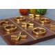thumbnail image 5 of Mesa de café Tic Tac Toe Game T one de madera para granja, 5 of 5