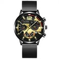 thumbnail image 2 of SUSHNAG Men'S Business Watch Fashion Sport Men'S Stainless Case Quartz Analog Wrist Watch, 2 of 9