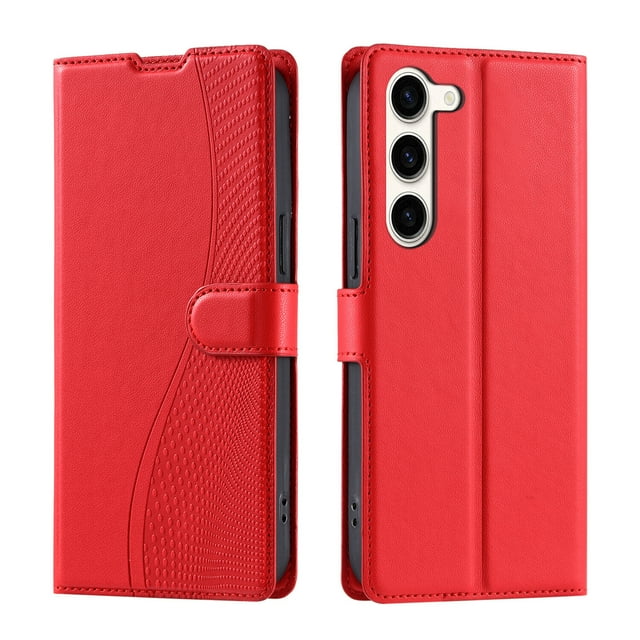 Samsung Galaxy S23 Ultra 5G Étui, Portefeuille en Cuir Pu à Rabat Porte-Cartes Support Magnétique