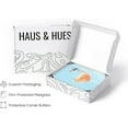 thumbnail image 4 of HAUS AND HUES Seascape Posters Gallery Wall Art Set of 6 - Beach Wall Art, Evil Eye Wall Decor, Travel Pictures for Wall, California Wall Art, Blue Poster, Orange Wall Art (Framed Beige 11x14), 4 of 6