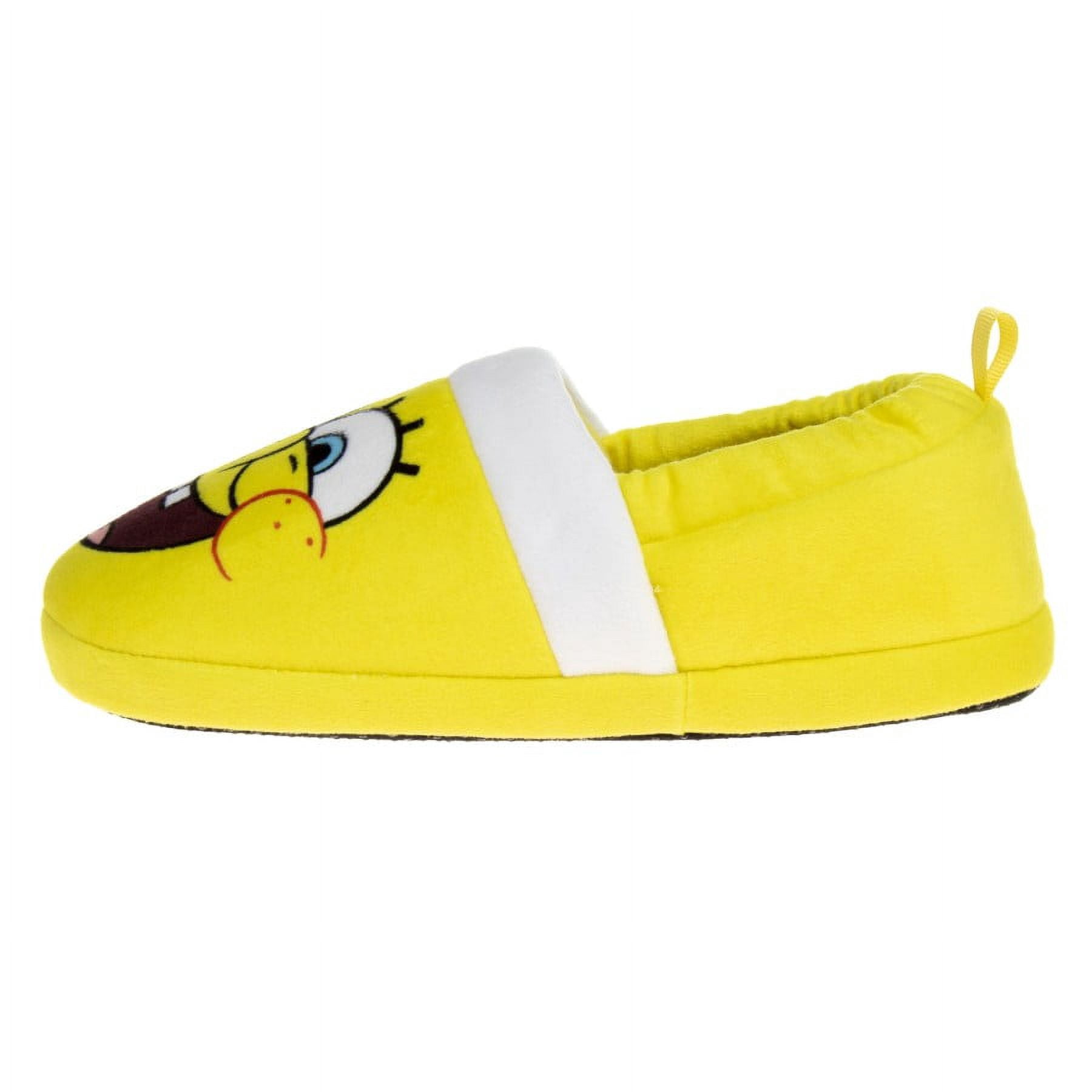 Nickelodeon SpongeBob SquarePants Little Kids Dual Sizes Slippers - Yellow , Size: 9-10