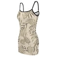 thumbnail image 5 of Ladies Elegant Sling Sleeveless Sexy Dress leaf, 5 of 6