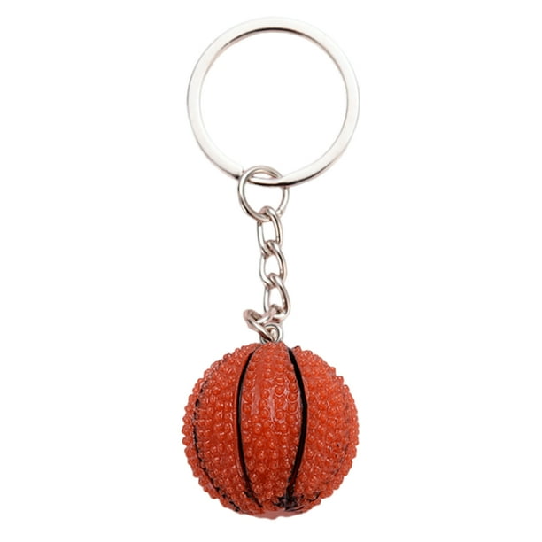Llavero de baloncesto con bola, llavero, mochila, bolso, bolso, colgante