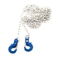 thumbnail image 1 of Rc Car Metal Tow Chain With Trailer Hook Compatible With Trx4 Axial Scx10 Blue, 1 of 5