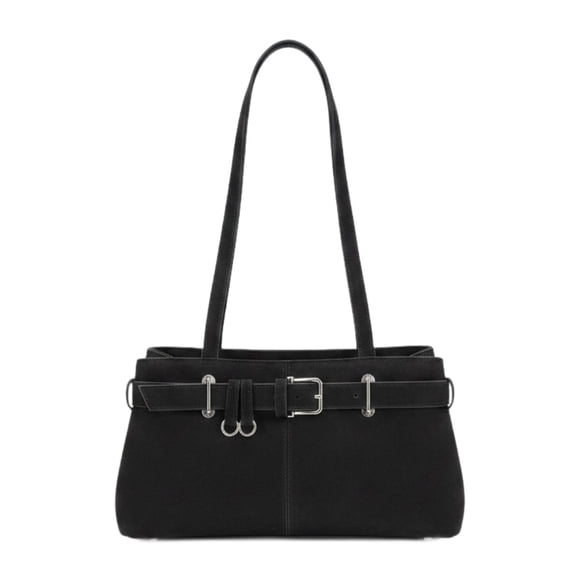 amagogo Sac Fourre-Tout pour Femmes Décontracté Classique Sac à Main sous l'Aisselle pour Affaires Été Extérieur Noir