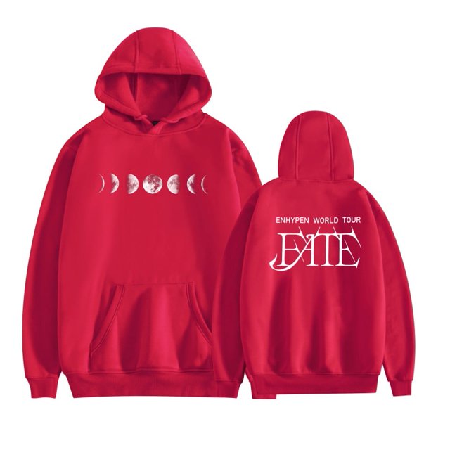 FATE XP-LR Sweat à Capuche Graphique Tendance Manches Longues pour Hommes et Femmes Pull Vintage