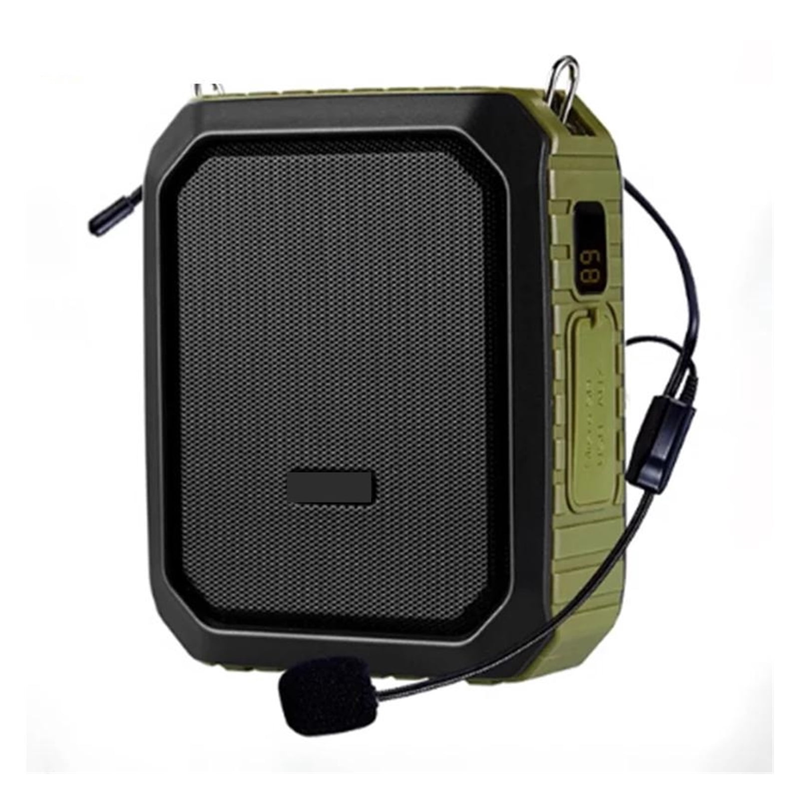 M800 Portable Voice Amplifier With Wired Microphone For Teachers IPX5 Waterproof Speaker 4400mAh Power Bank ,Powerful Voice Amplifier