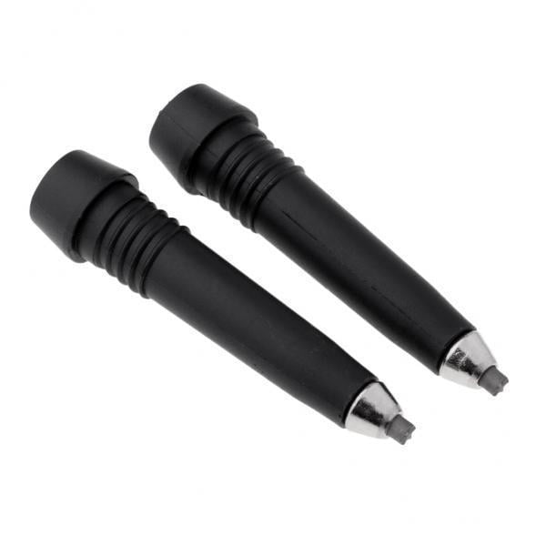2 Protectores de Cubierta para Puntas de Bastón de Senderismo Sunnimix Accesorio para Escalada Negro 2 piezas