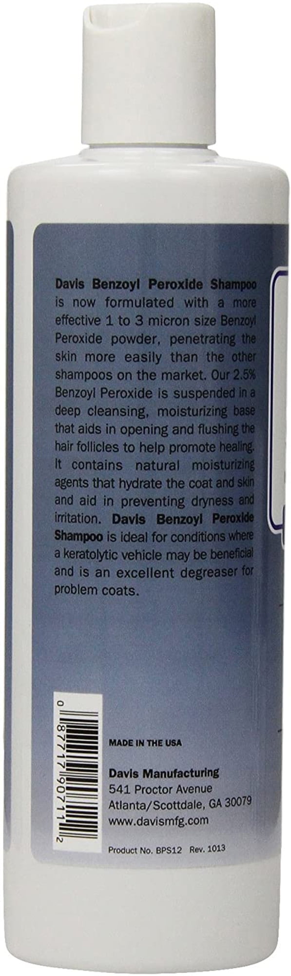 benzoyl peroxide shampoo for mange