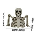 thumbnail image 4 of Olilia Halloween Half-Body Skeleton Decoration, Skeleton Half-Body Doll Desktop Decoration, Halloween Horror Decoration, Gothic Style Home Decoration, Indoor And Outdoor Decoration., 4 of 5