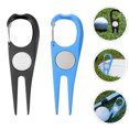 thumbnail image 4 of Miangastore 2 Pcs Outils de Réparation de Golfs Divot Fourche Outil de Réparation de Golfs Divot Léger Outil de Réparation de Gazon, 4 of 7