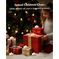 thumbnail image 7 of Merrynights Remote Candles, 12PCS Flameless Tea Lights Candles Battery Operated with Timer, 400+Hours Remote Control LED Tea Lights Votive Candles for Holiday Table Centerpieces Decor, 7 of 7