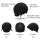 thumbnail image 4 of Morvally 14" Short Straight Bob Wig with Flat Bangs Natural Looking Heat Resistant Hair Cosplay Costume Daily Wigs (Purple), 4 of 8