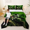 Castle Fairy Retro Mountain Bike Queen Comforter Set 3pcs for Teens ...
