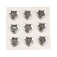 thumbnail image 2 of Injueey 10 hojas de pegatinas de diamantes de imitación, calcomanías acrílicas de mano para niños, estudiante tridimensional DIY, amor, corazón, Artesanía Blanco Injueey HA062097-08B, 2 of 6