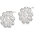 thumbnail image 2 of Sterling Silver Cz Flower Post Earrings Made In Thailand qe14609, 2 of 5