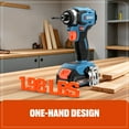 thumbnail image 5 of SENIX 20 Volt Max* 1/4-Inch Impact Driver, Brushless Motor, 130 Foot-Pound of Max Torque, 3000 RPM (Battery, Charger and Soft Bag Included) PDIX2-M2, 5 of 9
