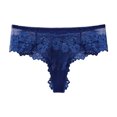 thumbnail image 2 of Aayomet sous-Vêtements en Dentelle pour Femmes Couleur Dentelle Design en Maille Culottes String pour Femmes (Bleu, m), 2 of 3