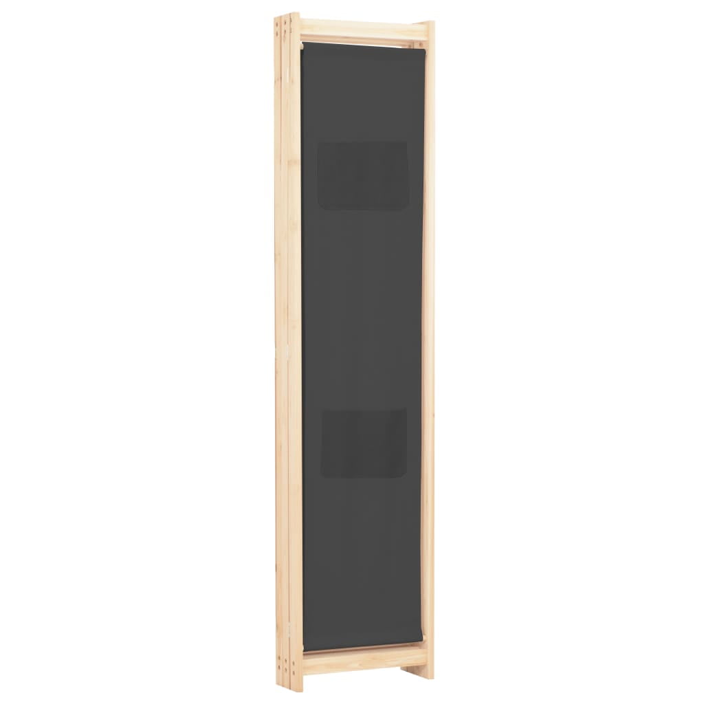 Kepooman 4-panel Wooden Frame Privacy Screen for Bedroom Garden, Grey Kepooman 4-panel Wooden Frame Privacy Screen for Bedroom Garden, Grey