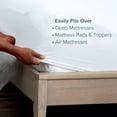 thumbnail image 5 of Bare Home Fitted Sheet - 22" Extra Deep Pocket - Premium 1800 Collection - Twin-XL, White, 5 of 7