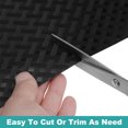 thumbnail image 6 of Shelf Liner, Non-Slip Drawer Liner 23-5/8" x 196-7/8" EVA Material Liner with Braid Pattern for Kitchen, Black, 6 of 6