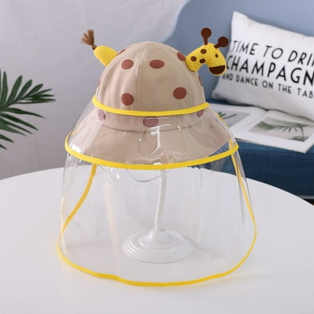 

Girls Anti-fog Hat Spring And Summer New Giraffe Fisherman Hat (removable)