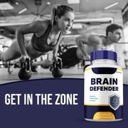 Brain Defender Capsules, Advanced Maximum Strength Pills Cognitive and Brain, BrainDefender Supplement for Nerve Health (3 Pack)