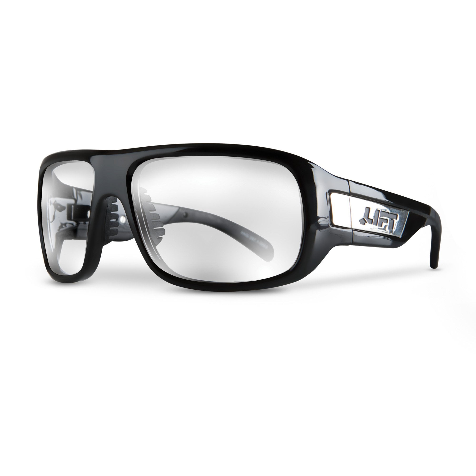 LIFT Safety Bold Safety Glasses (Black Frame/Clear Lens) Black Frame