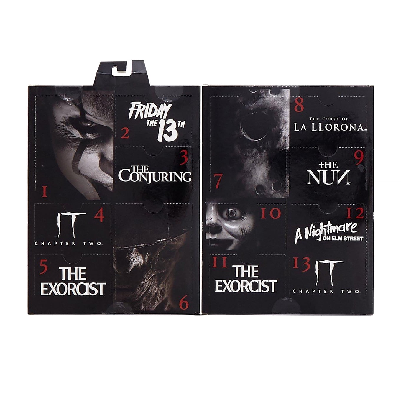 Horror Movies 13 Scary Days Of Socks Adult Ankles And Crews Gift Box Set 13 Pairs